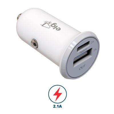 Carregador Automotivo Universal 2 Portas 3.1a Cc2stc Elg
