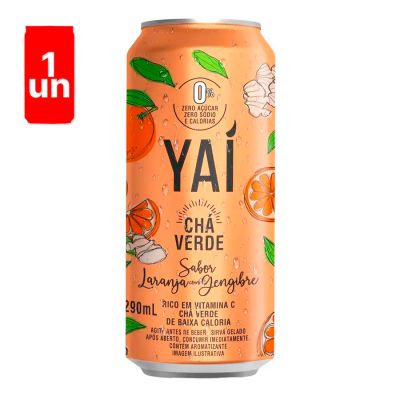 Cha Verde Lichia Laranja/gengibre 290ml Yai