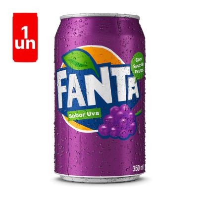 Refrigerante Fanta Uva Lata 350ml