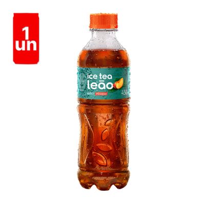 Cha Ice Tea Pessego Pet 450ml Leao