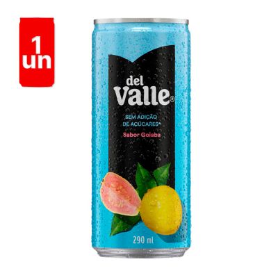 Suco Del Valle Nectar Goiaba S/acucar Lata 290ml