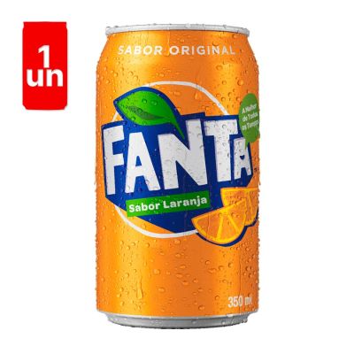 Refrigerante Fanta Laranja Lata 350ml