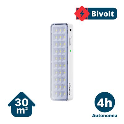 Luminaria De Emergencia Lea 31 Branco Intelbras