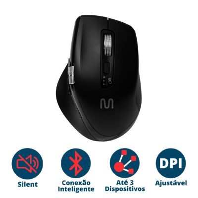 Mouse Sem Fio Multimode Msinfinity Silencioso Mo406 Multi