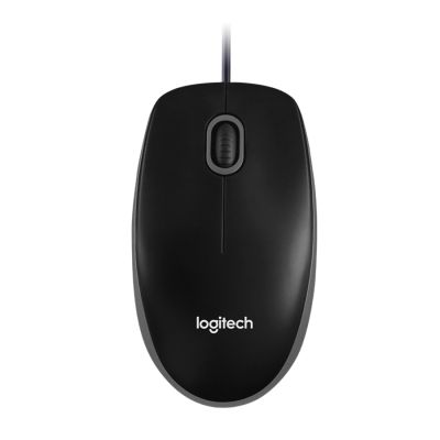 Mouse Com Fio Usb B100 Preto 910-001439 Logitech