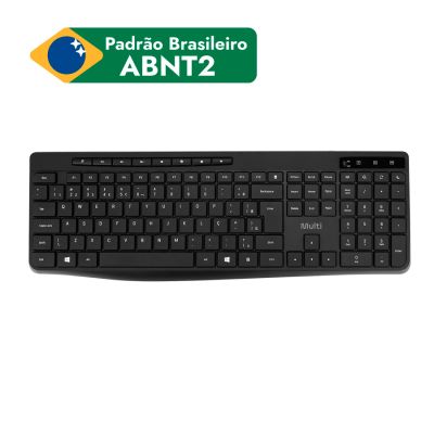 Teclado Sem Fio Ts690 Silencioso Preto Tc690 Multi