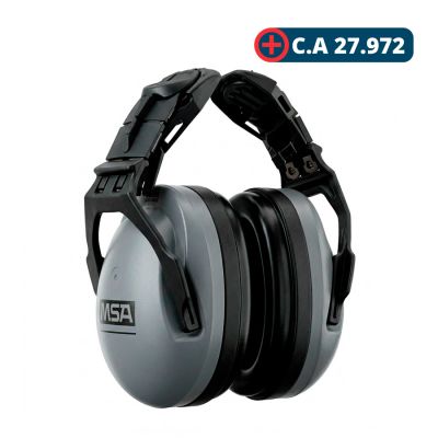 Abafador De Ruido P/ Capacete Hpe Cinza Msa (ca 27972)