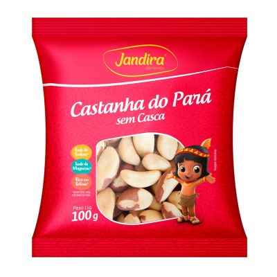 Castanha Do Para Sem Casca 100g Jandira