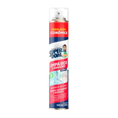 Limpa Box E Banheiro Aerossol Cha Branco 500ml Super Dom