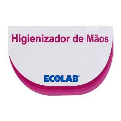 Etiqueta Adesiva Higienizador De Maos Ecolab