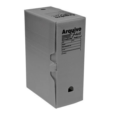 Arquivo Morto Polionda Cinza Facil Polibras