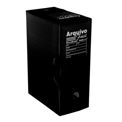 Arquivo Morto Polionda Preto Facil Polibras 40704