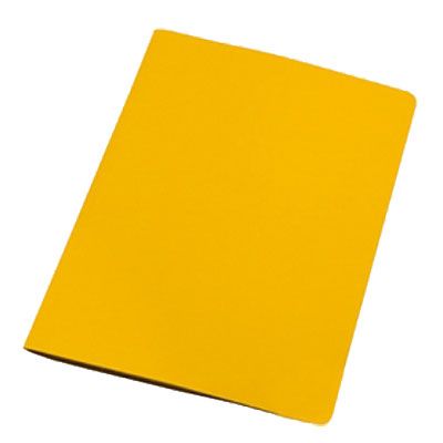 Pasta Simples Cartao Duplex 230g Plastificado Amarela Icl