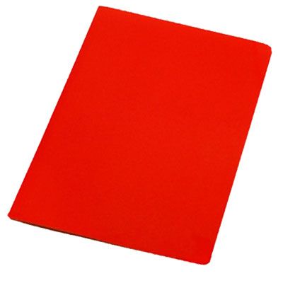 Pasta Simples Cartao Duplex 230g Plastificado Vermelha Icl