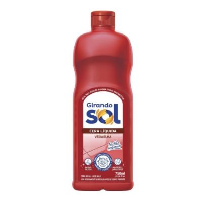 Cera Liquida Vermelha 750ml Girando Sol