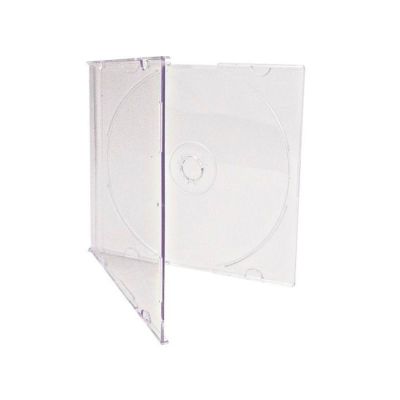 Porta Cd P/1 Unid. C/4 Super Slim Mediatech Cristal 5053