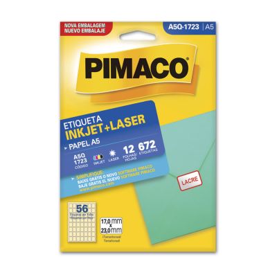 Etiqueta Adesiva Multiuso A5 Q1723 17,0x23,0 C/672un Pimaco