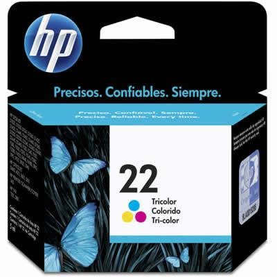 Cartucho De Tinta Hp 22 - C9352ab Color 6ml Original
