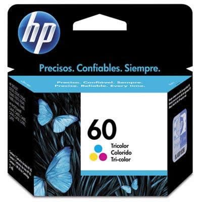 Cartucho De Tinta Hp 60 - Cc643wb Tricolor 6,5ml Original