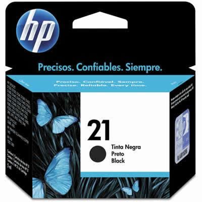 Cartucho De Tinta Hp 21 - C9351ab Preto 7ml Original