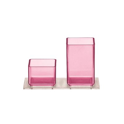 Porta Lapis E Clips Rosa Acrimet 939.8