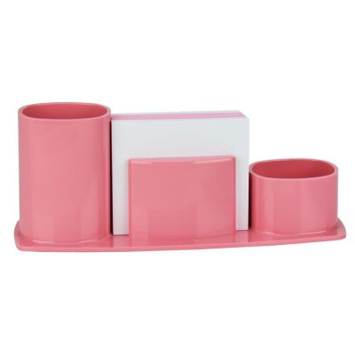 Porta Lapis Clips E Lembrete Millennium Rosa Acrimet 740.9