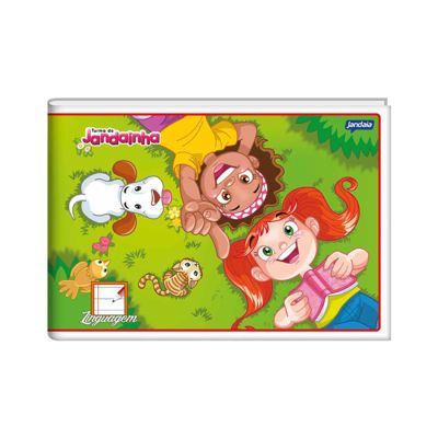 Caderno Linguagem Brochura Capa Simples 1/4 48fls Jandaia