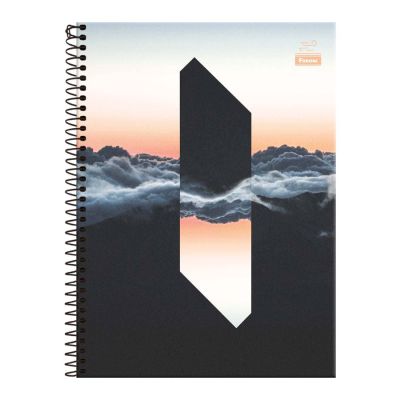Caderno Universitario Capa Dura 20x01 400fls 4 Elementos Foroni