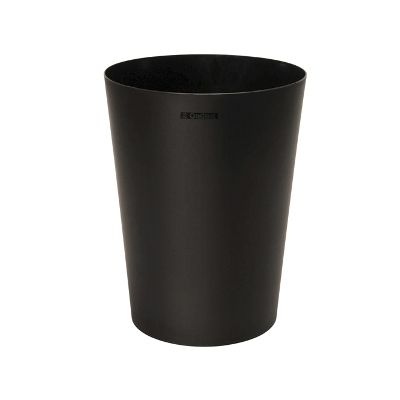 Cesto De Lixo 9,4l Plastico Conico Preto Ordene Office 97210