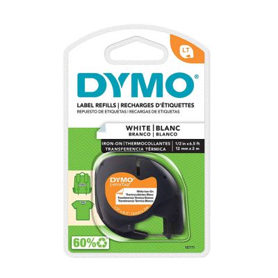 Fita Rotuladora Dymo Letratag Tecido 12mm X 2m 18771