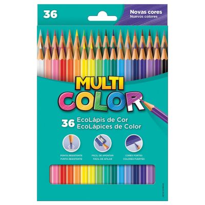 Lapis De Cor 36 Cores Multicolor Super 113600n