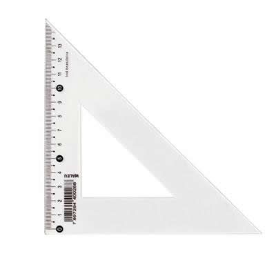 Esquadro 45º 21cm Waleu