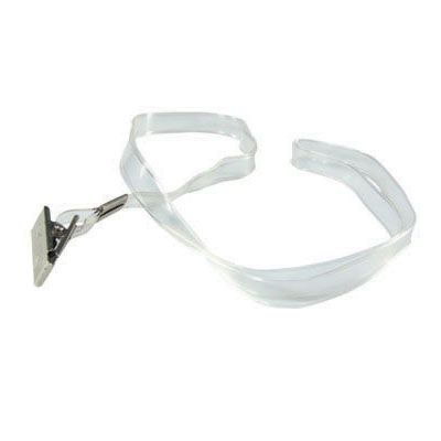 Cordao P/ Cracha Com Prendedor C/10 Silicone Kit