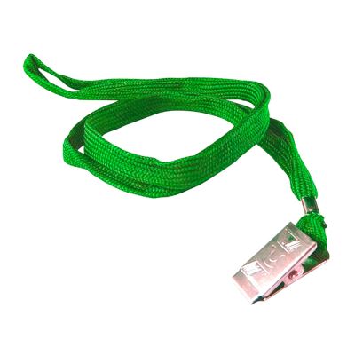 Cordao P/ Cracha Com Prendedor C/10 Verde Kit