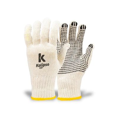 Luva Tricotada Tatex Branca Kalipso Kal138 (ca 34491)