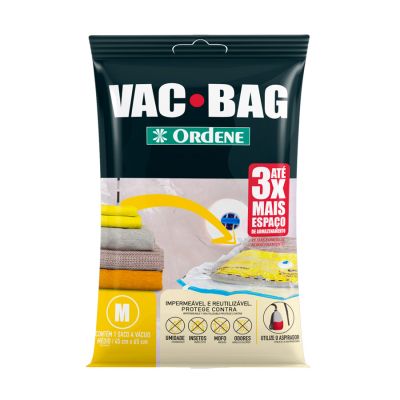 Saco Plastico Vac Bag Medio 45x65cm Ordene 55200