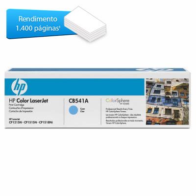Toner Hp Cb541ab 125a Ciano