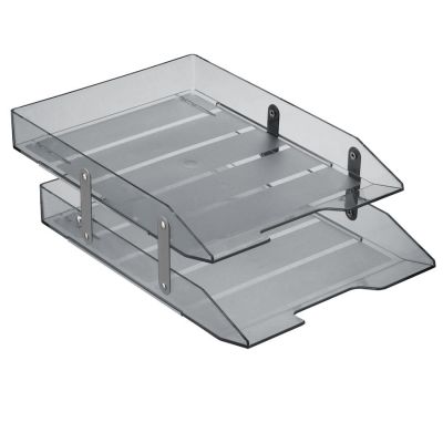 Caixa Correspondencia Dupla Articulavel Fume Acrimet 243.1