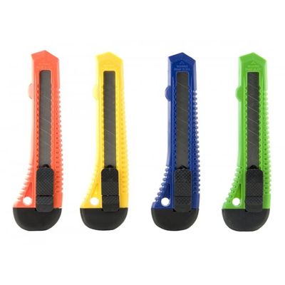 Estilete 18mm Plastico Largo Brw