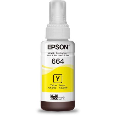 Refil De Tinta Epson T664420 Al Amarelo Original