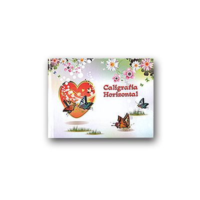 Caderno Caligrafia Brochura Capa Dura 1/4 48fls Decorado Tamoio