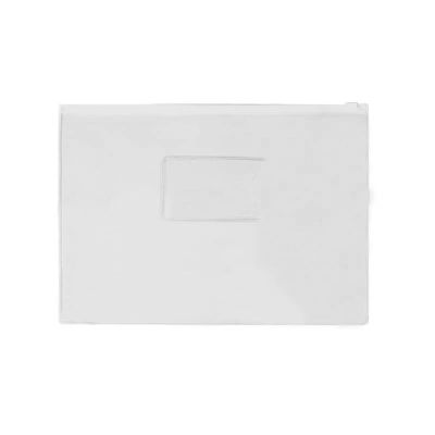 Pasta Cristal C/ziper Branco 21x29cm/malote Yes Dz33