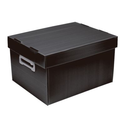 Caixa Organizadora Media Preta Fosca Best Box Polibras 022204