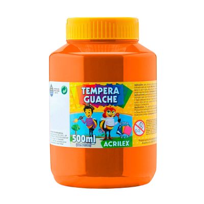 Tinta Guache 500ml Laranja Acrilex 517