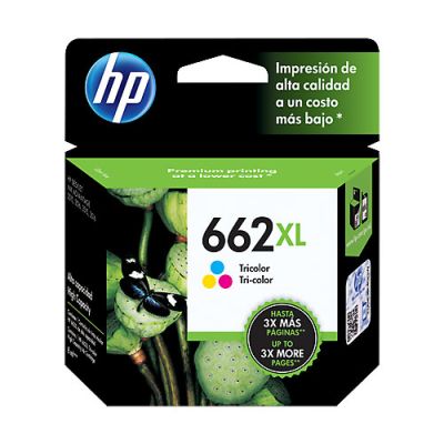Cartucho De Tinta Hp 662xl - Cz106ab Colorido 8.0ml Original
