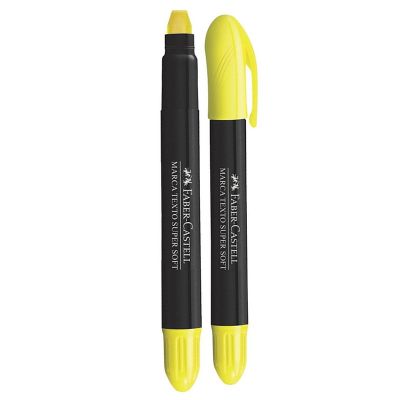Marca Texto Gel Super Soft Amarela 155707 C/1 Faber-castell