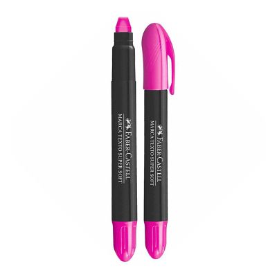 Marca Texto Gel Super Soft Rosa 155728 C/1 Faber-castell