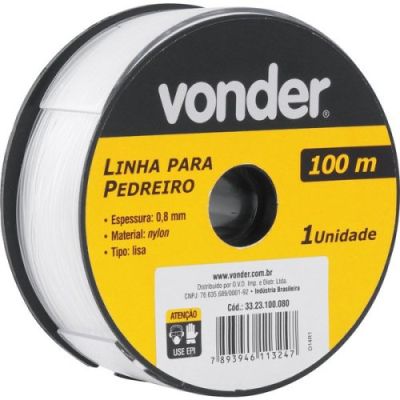 Fio De Nylon 0.80mm X 100m Vonder