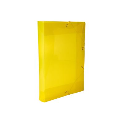 Pasta Aba Elastica Oficio Line 40mm Amarela 0,50 Micra Dello 0257.a