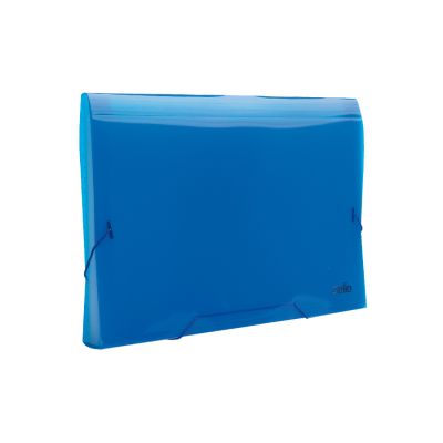 Pasta Sanfona Line A4 12 Divisoes Azul Dello 6079.c